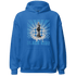 Industrial Blue 4s Hoodie Match Black King Collection - NastyJamz