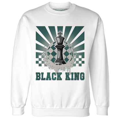 Oxidized Green 4s Sweatshirt Match Black King Collection - NastyJamz