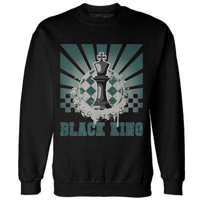 Oxidized Green 4s Sweatshirt Match Black King Collection - NastyJamz