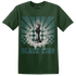 Oxidized Green 4s T Shirt Match Black King Collection - NastyJamz