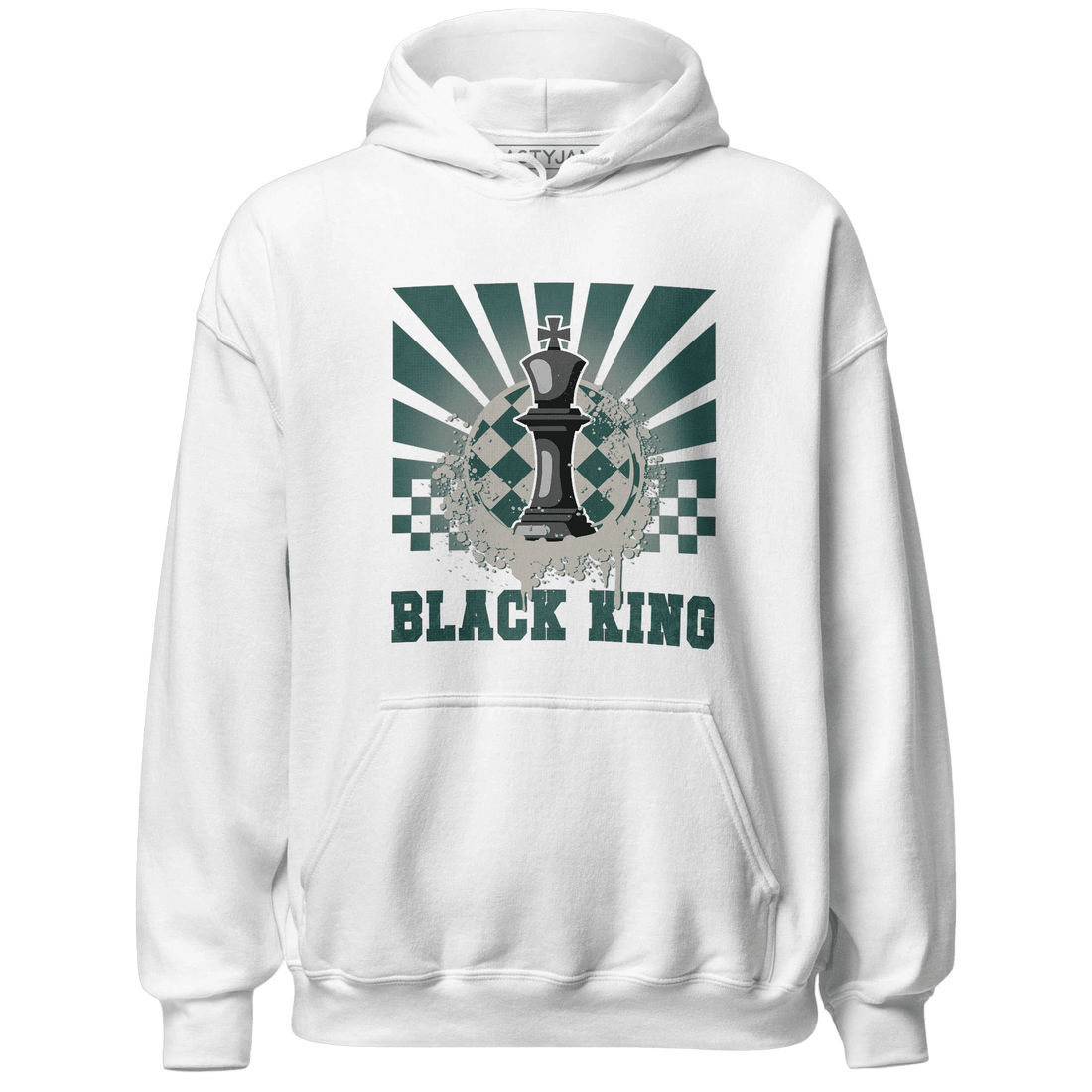 Oxidized Green 4s Hoodie Match Black King Collection - NastyJamz