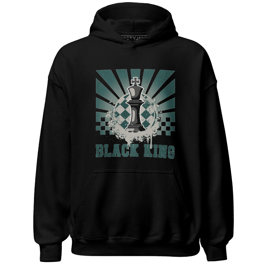 Oxidized Green 4s Hoodie Match Black King Collection - NastyJamz