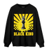 Vivid Sulfur 4s Sweatshirt Match Black King Collection - NastyJamz