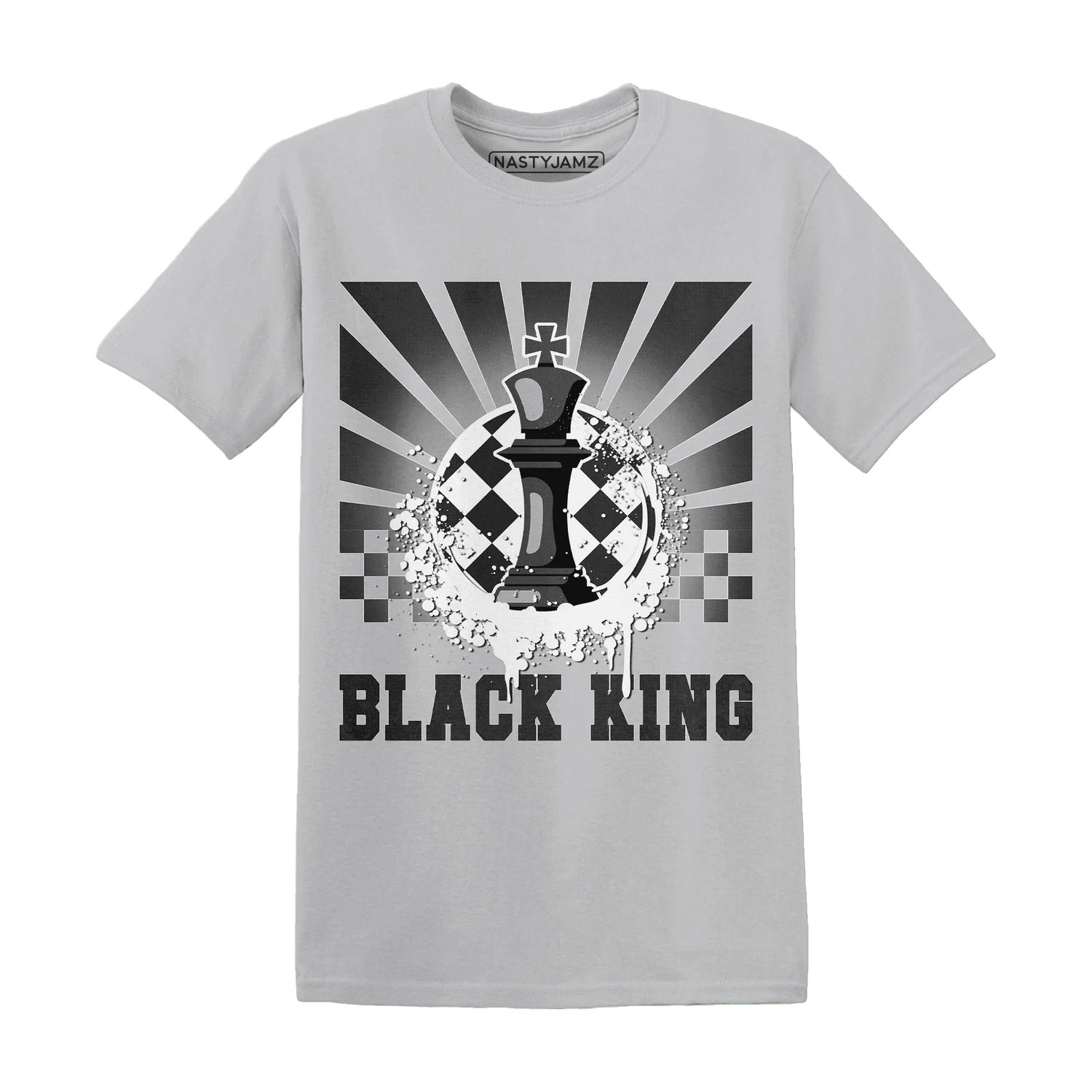 White-Thunder-4s-T-Shirt-Match-Black-King-Collection