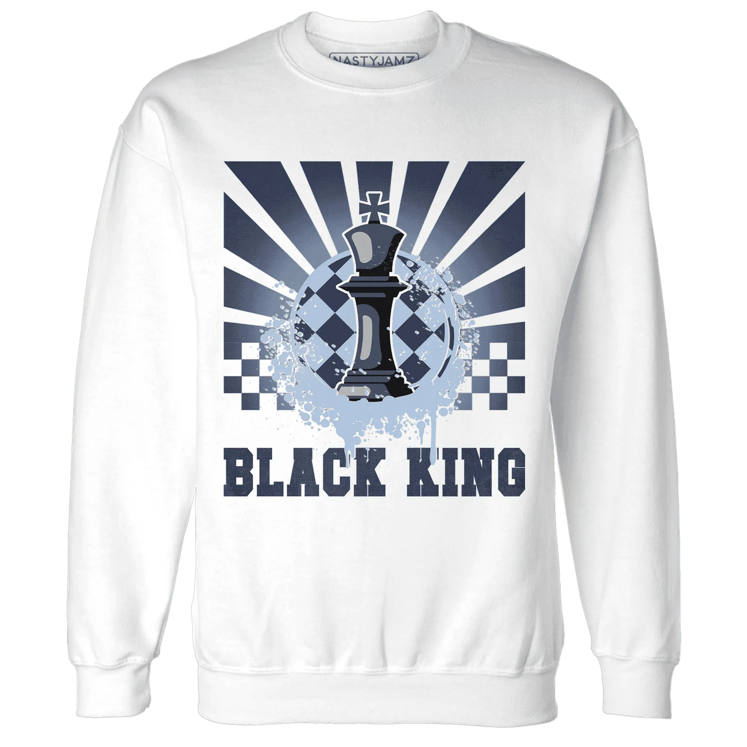 White-Navy-6s-Sweatshirt-Match-Black-King-Collection