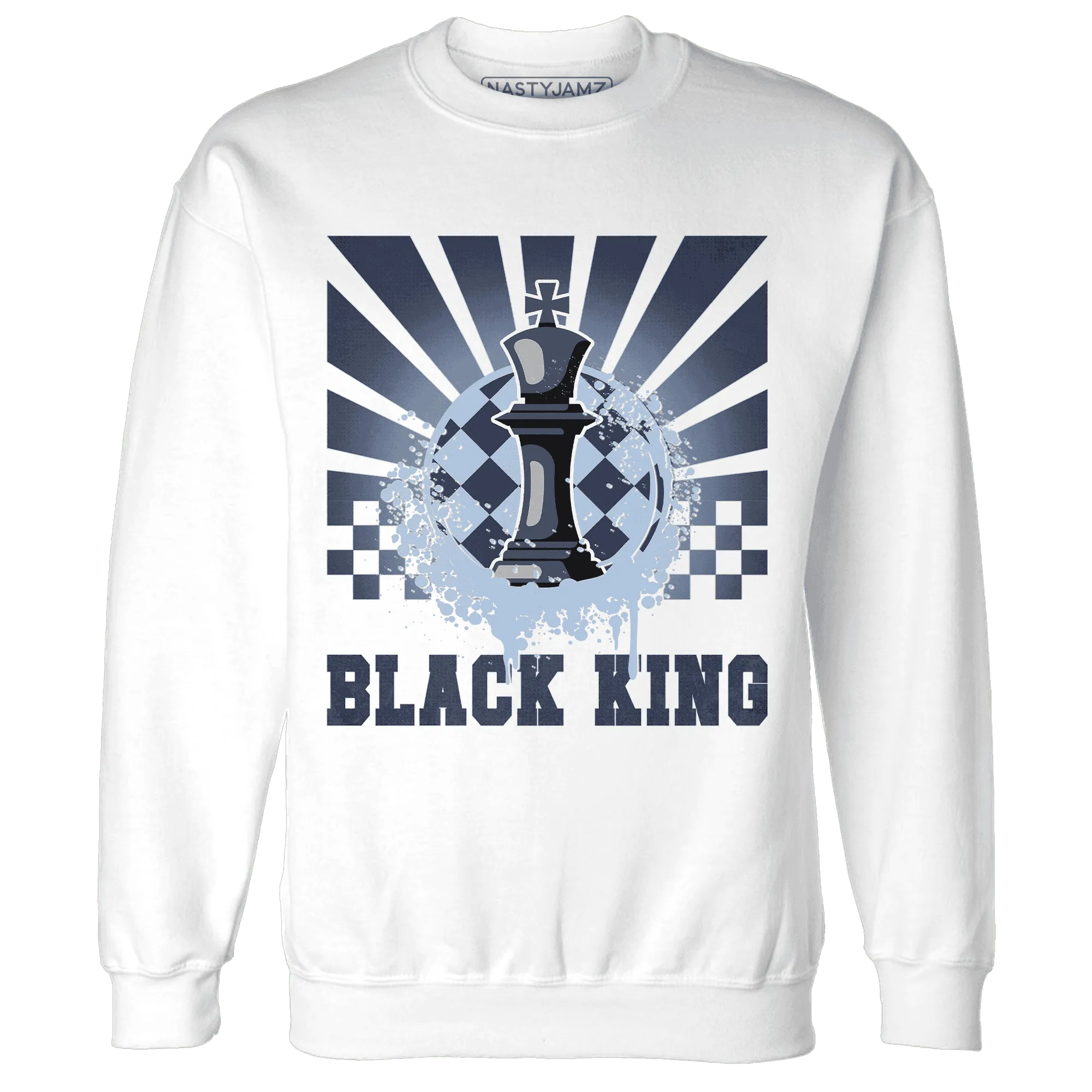 White-Navy-6s-Sweatshirt-Match-Black-King-Collection