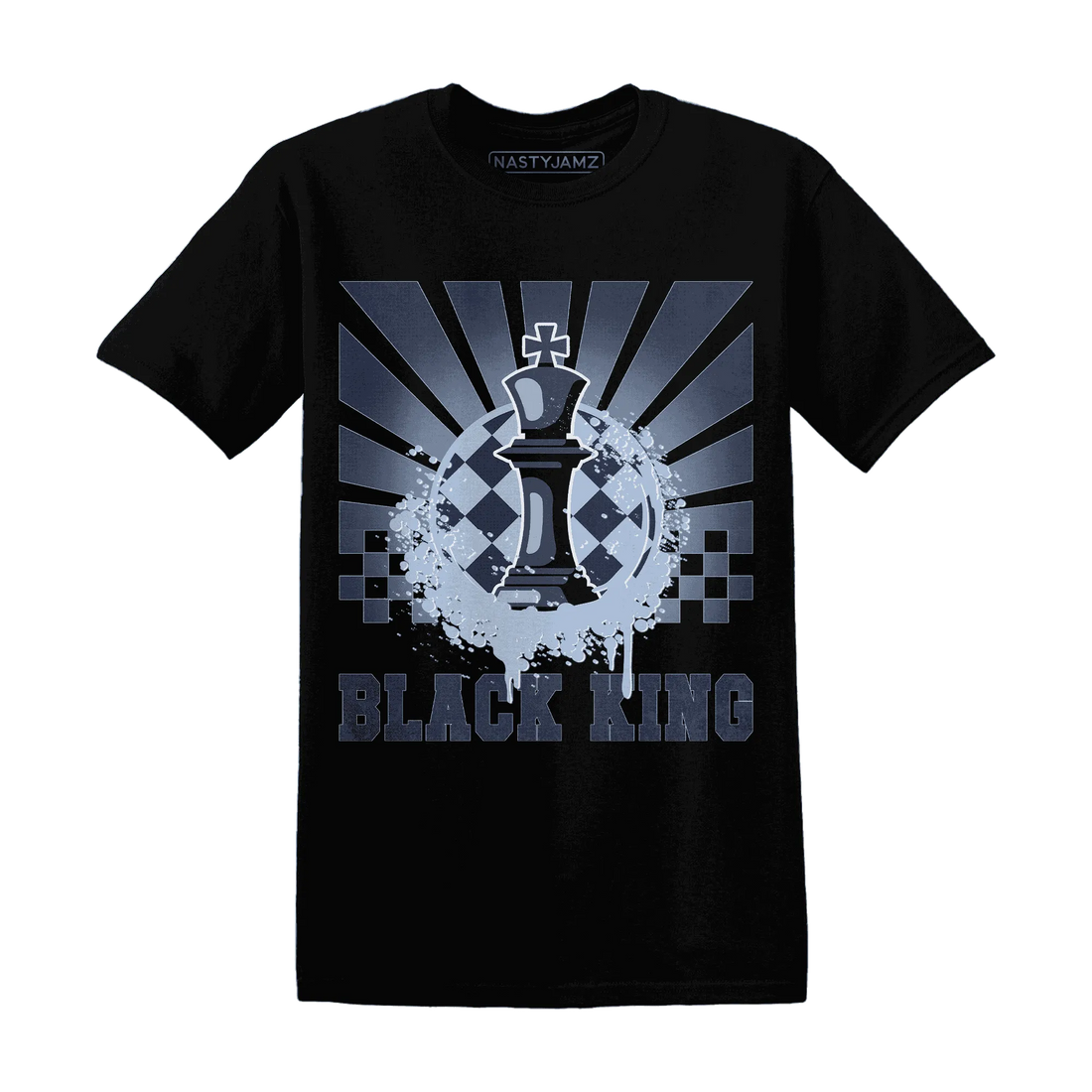 White-Navy-6s-T-Shirt-Match-Black-King-Collection