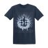 White-Navy-6s-T-Shirt-Match-Black-King-Collection