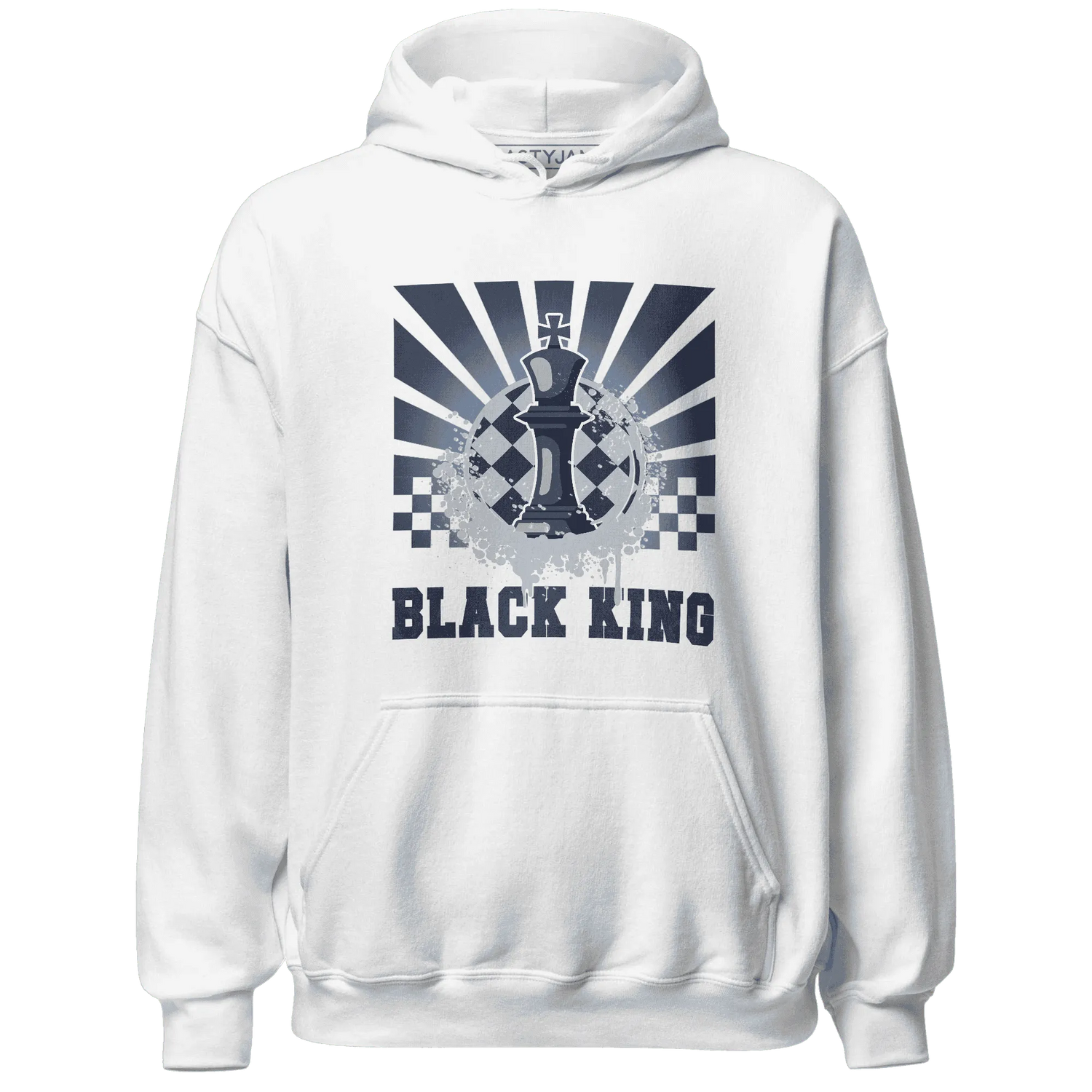 White-Navy-6s-Hoodie-Match-Black-King-Collection