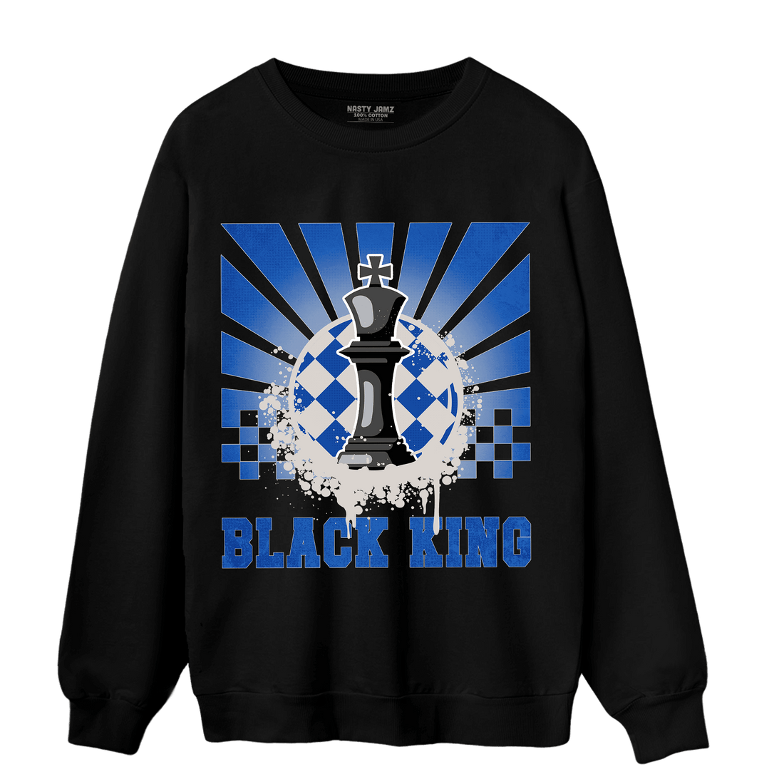 Air Max 1 86 Royal Sweatshirt Match Black King Collection - NastyJamz