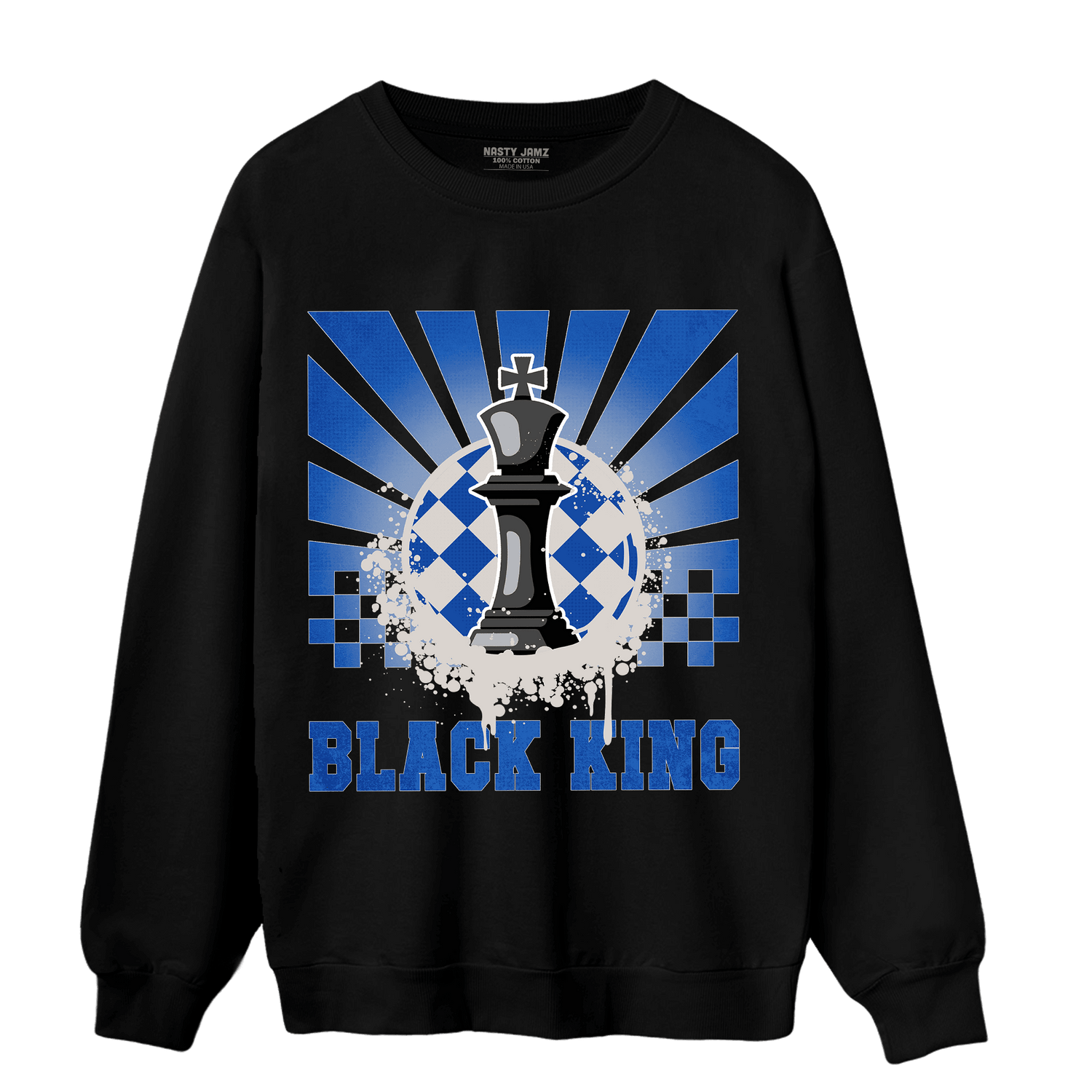 Air Max 1 86 Royal Sweatshirt Match Black King Collection - NastyJamz