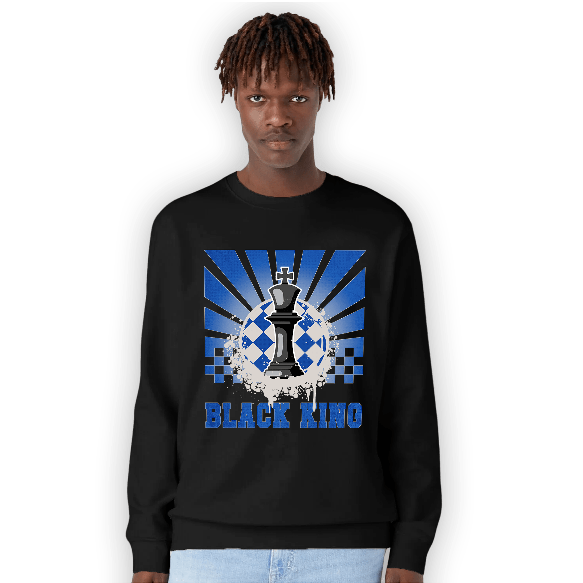 Air Max 1 86 Royal Sweatshirt Match Black King Collection - NastyJamz