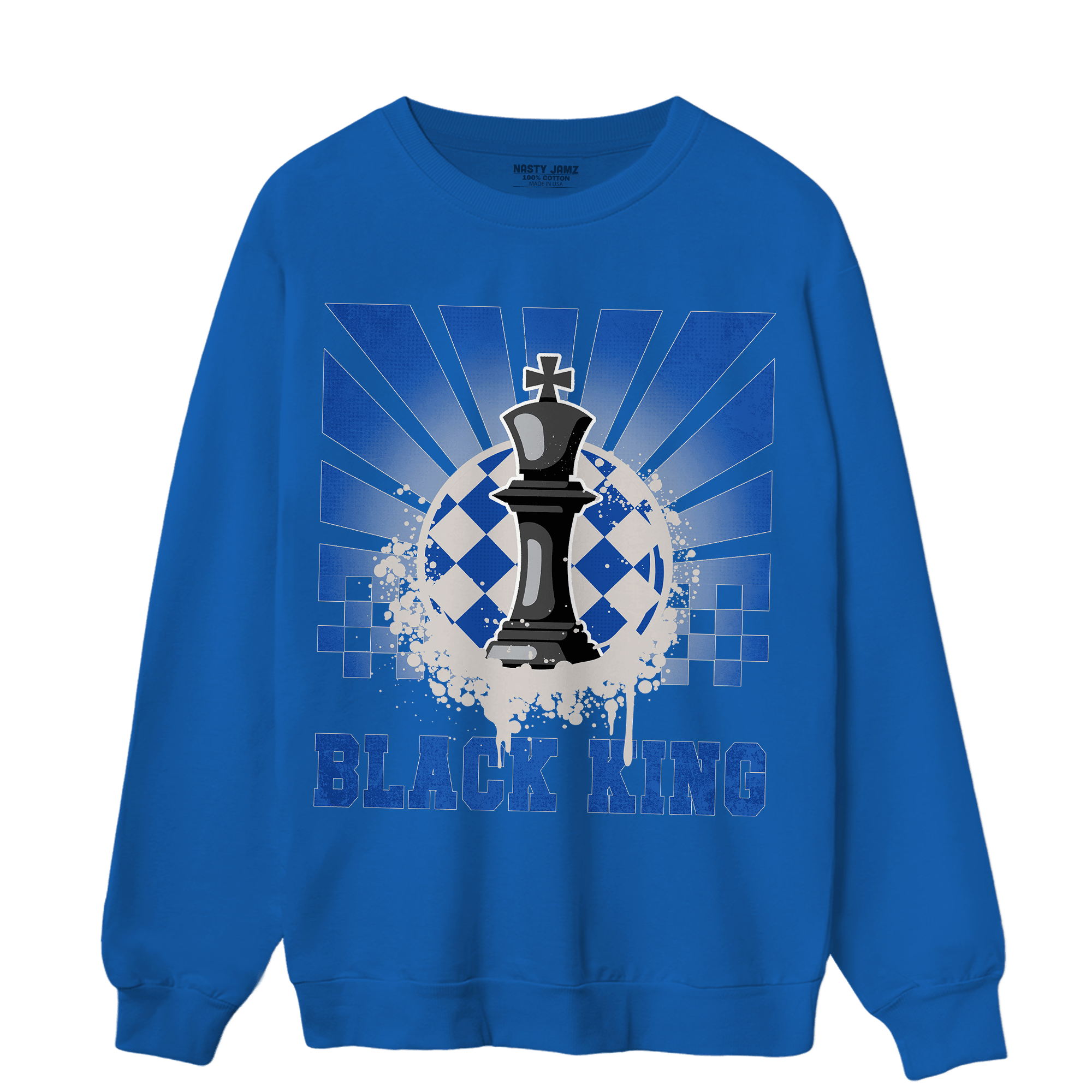 Air Max 1 86 Royal Sweatshirt Match Black King Collection - NastyJamz