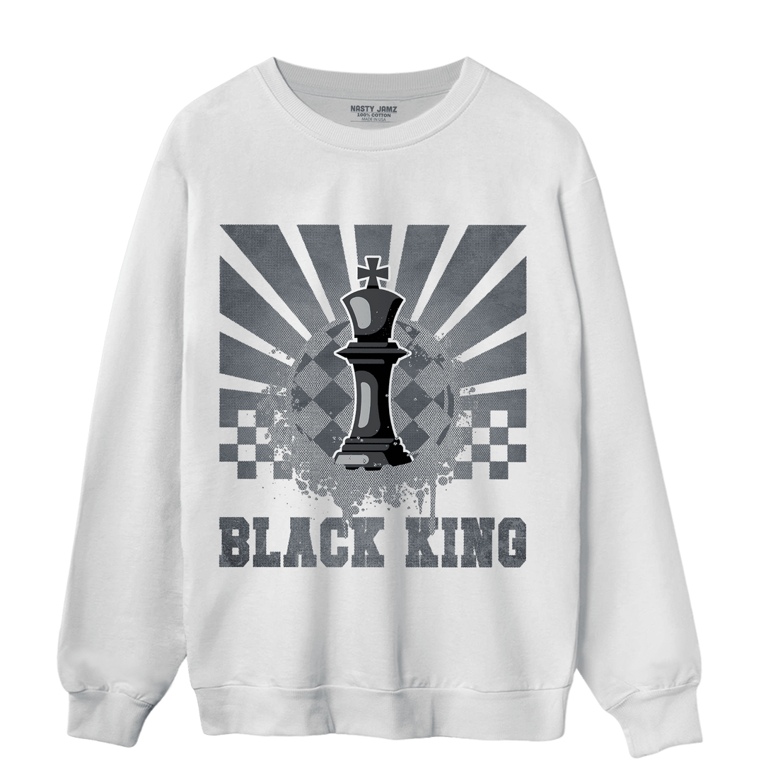 Air Max 90 Iron Grey Sweatshirt Match Black King Collection - NastyJamz