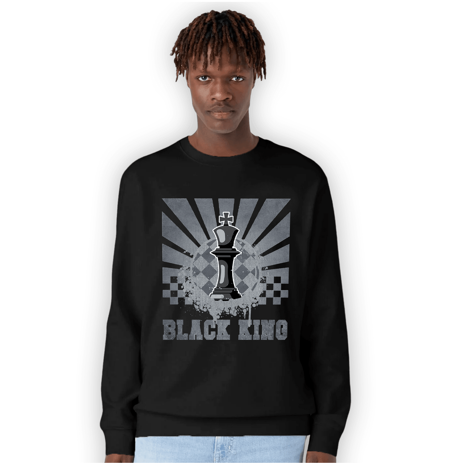 Air Max 90 Iron Grey Sweatshirt Match Black King Collection - NastyJamz