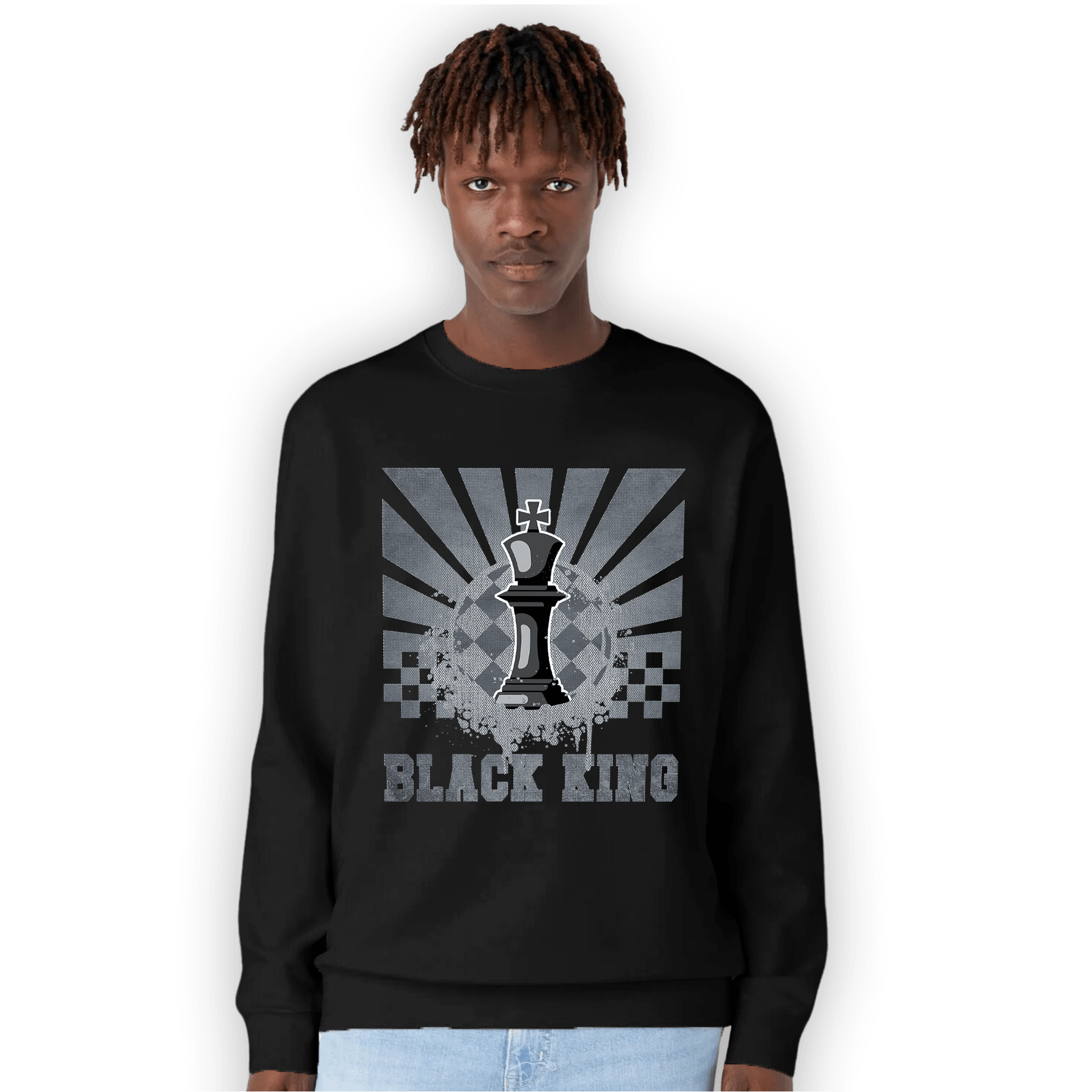 Air Max 90 Iron Grey Sweatshirt Match Black King Collection - NastyJamz