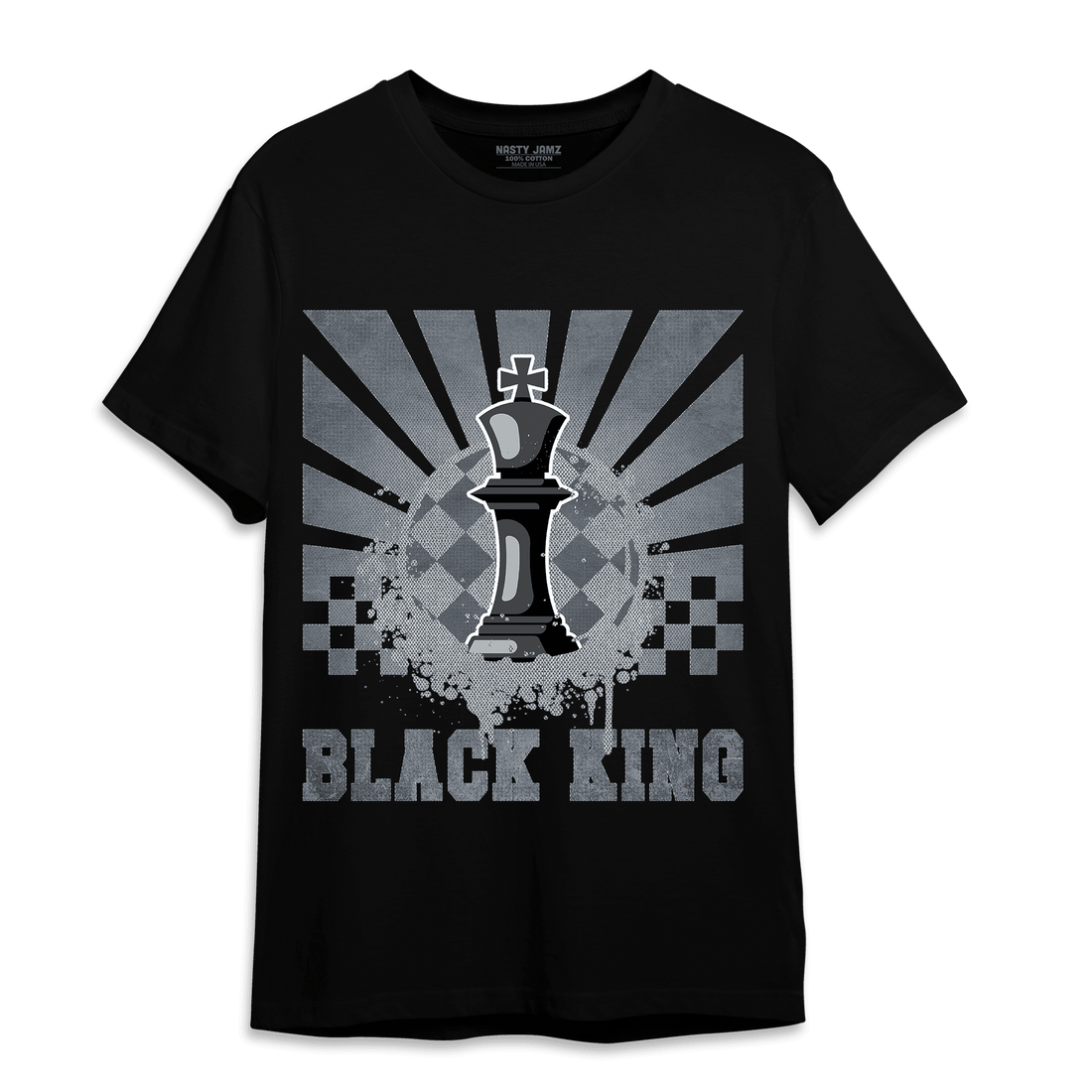 Air Max 90 Iron Grey T Shirt Match Black King Collection - NastyJamz