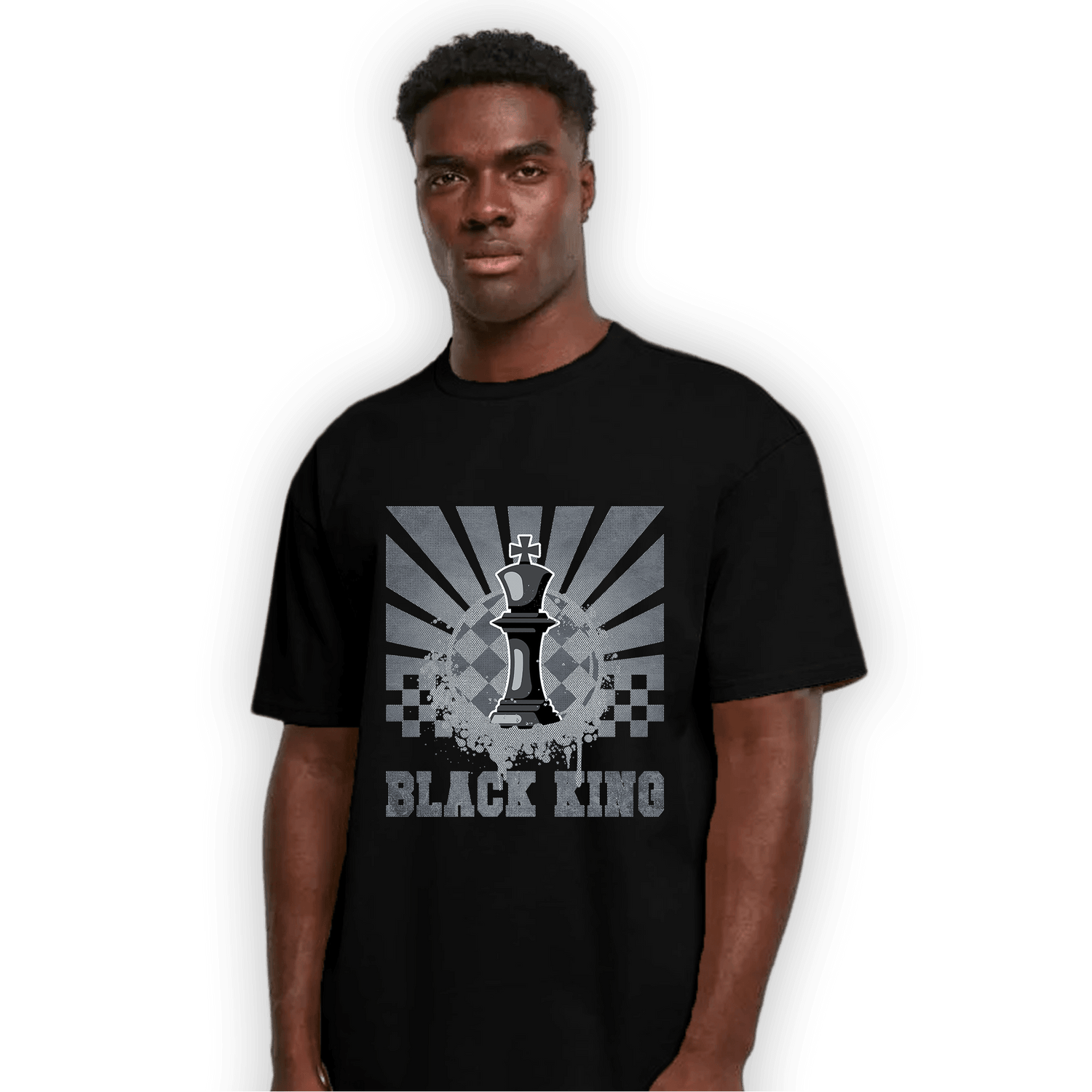 Air Max 90 Iron Grey T Shirt Match Black King Collection - NastyJamz