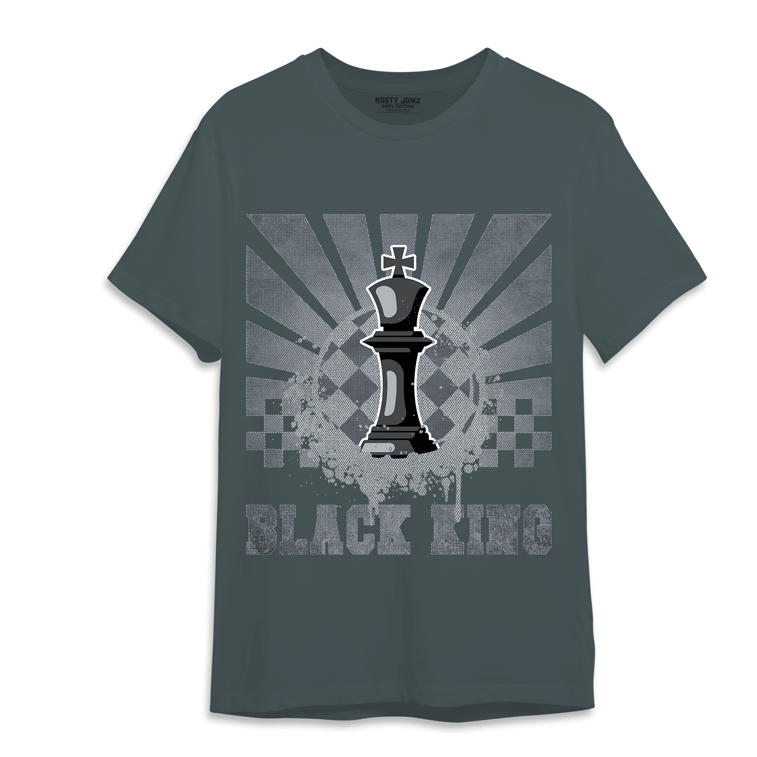 Air Max 90 Iron Grey T Shirt Match Black King Collection - NastyJamz