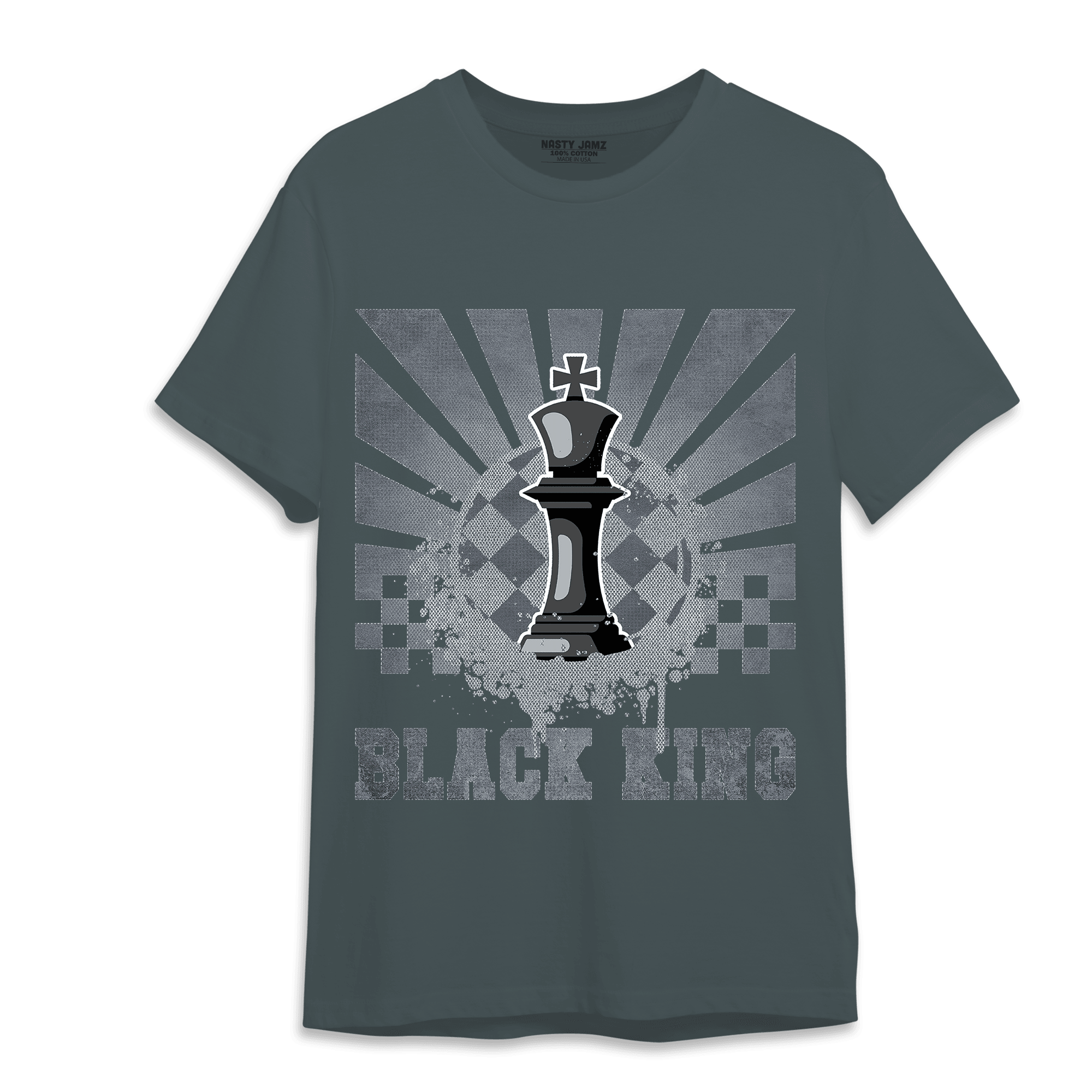 Air Max 90 Iron Grey T Shirt Match Black King Collection - NastyJamz