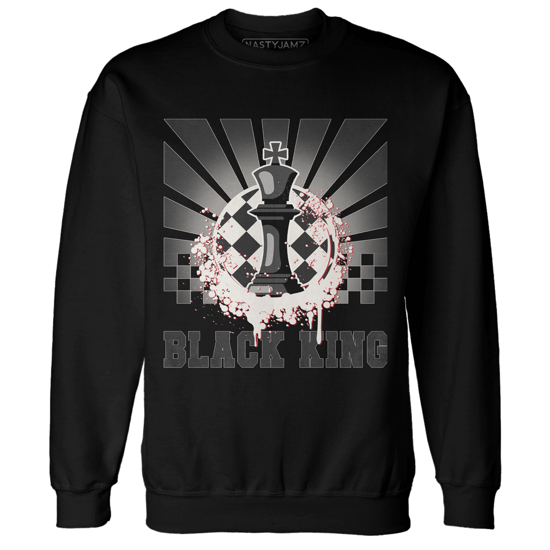 Jumman Jack University Red Sweatshirt Match Black King Collection - NastyJamz