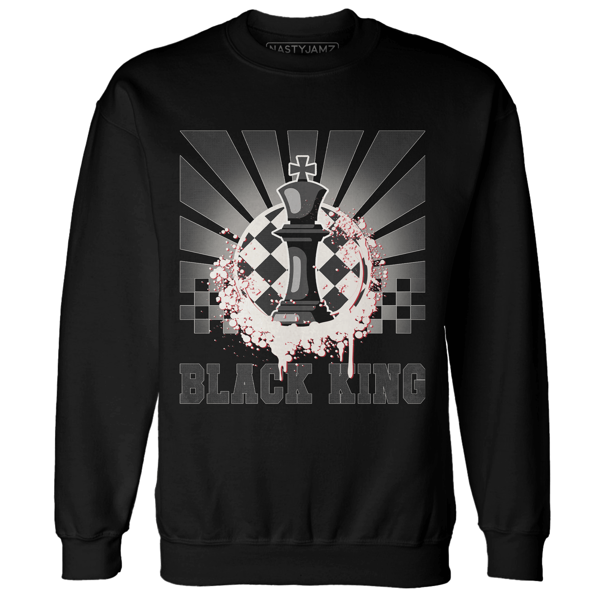 Jumman Jack University Red Sweatshirt Match Black King Collection - NastyJamz