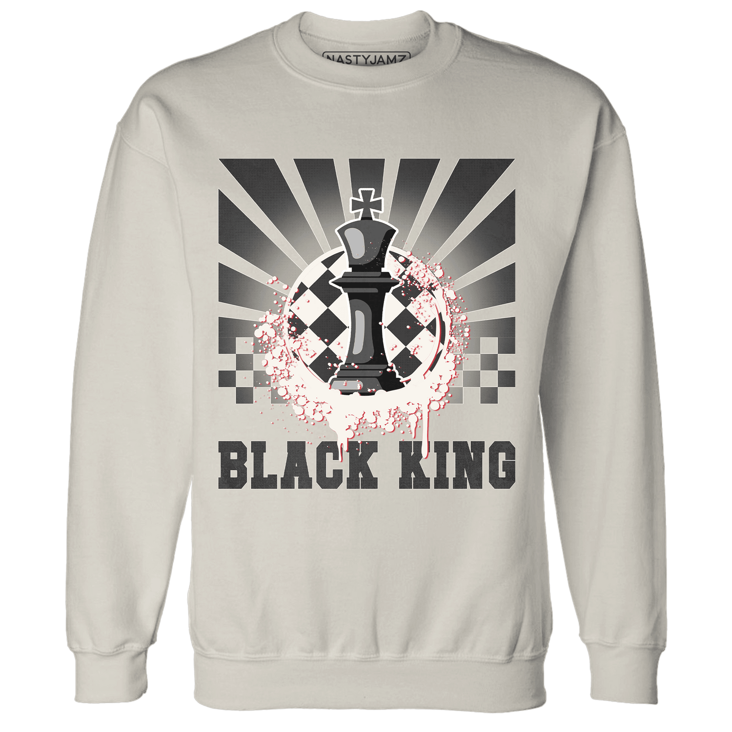 Jumman Jack University Red Sweatshirt Match Black King Collection - NastyJamz