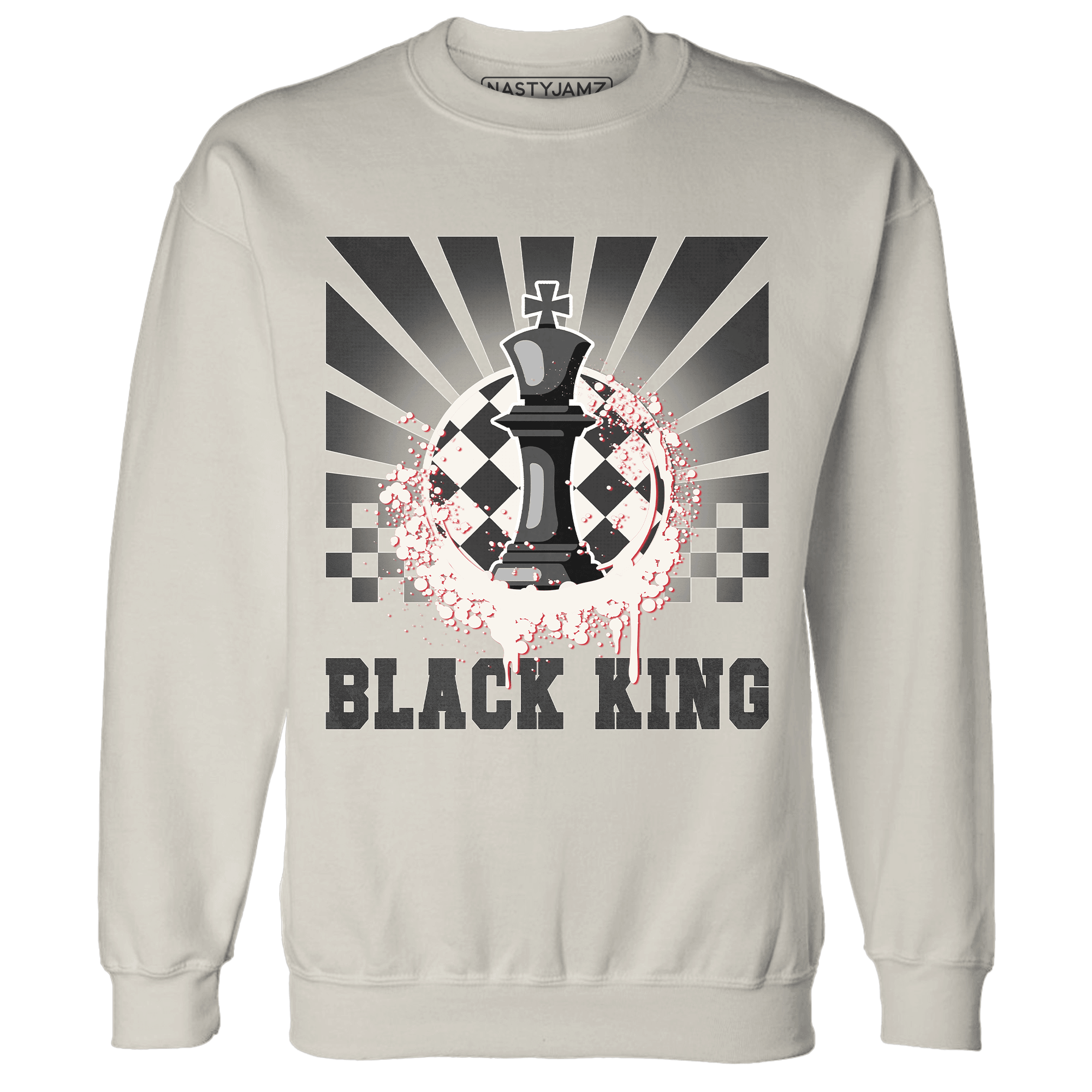 Jumman Jack University Red Sweatshirt Match Black King Collection - NastyJamz