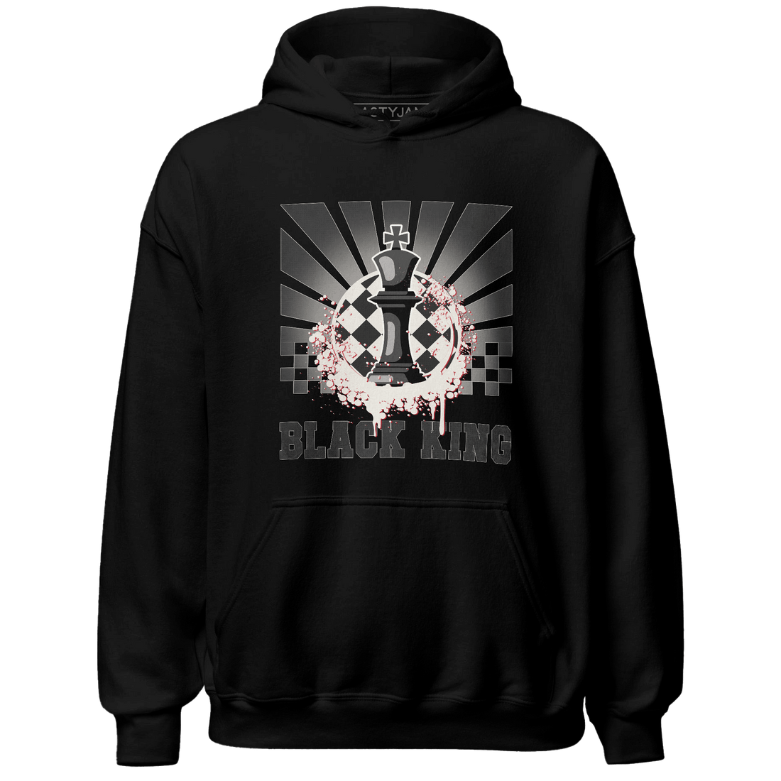 Jumman Jack University Red Hoodie Match Black King Collection - NastyJamz
