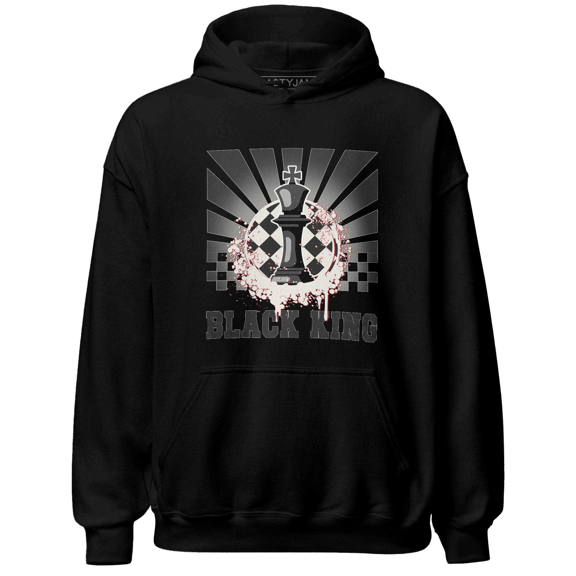 Jumman Jack University Red Hoodie Match Black King Collection - NastyJamz