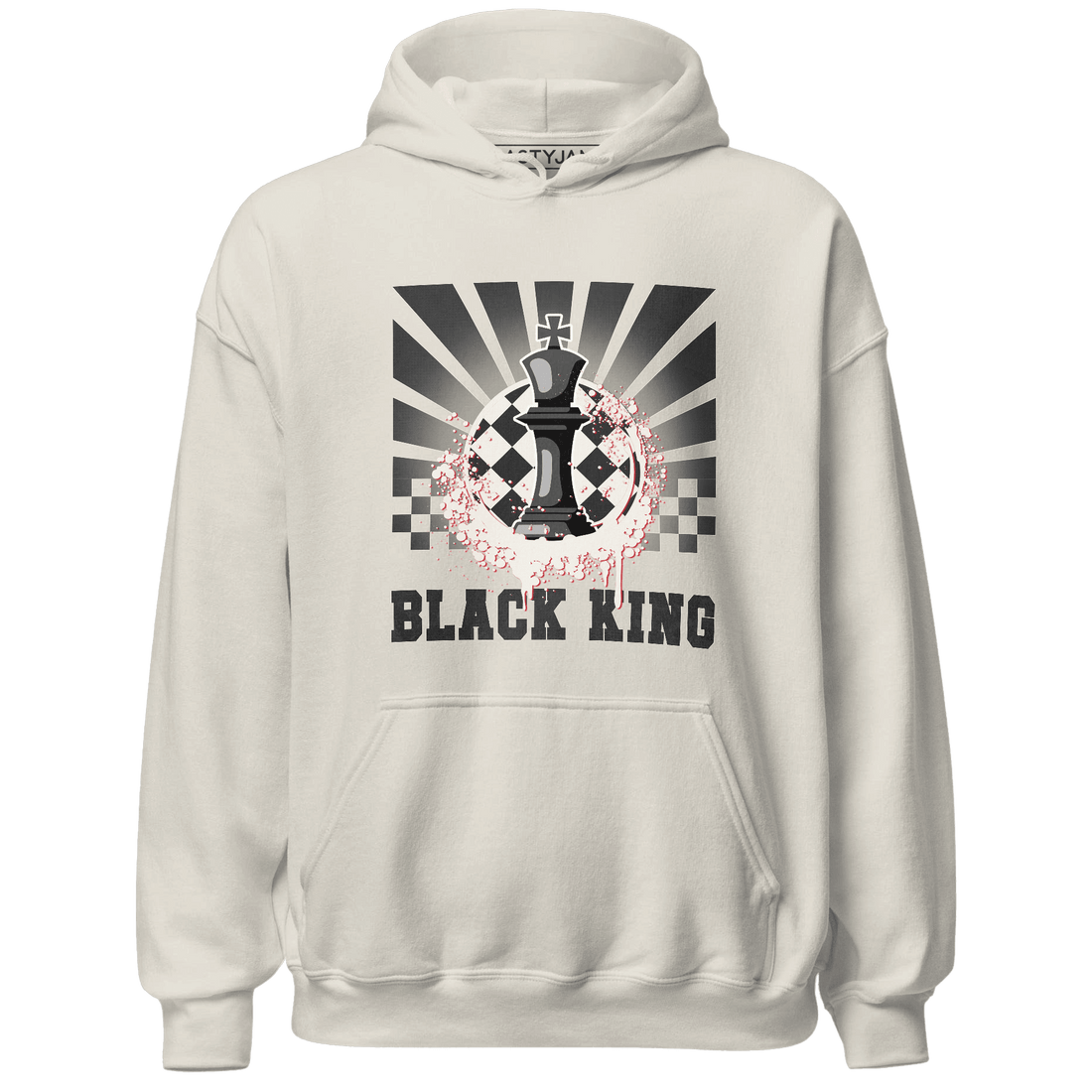 Jumman Jack University Red Hoodie Match Black King Collection - NastyJamz