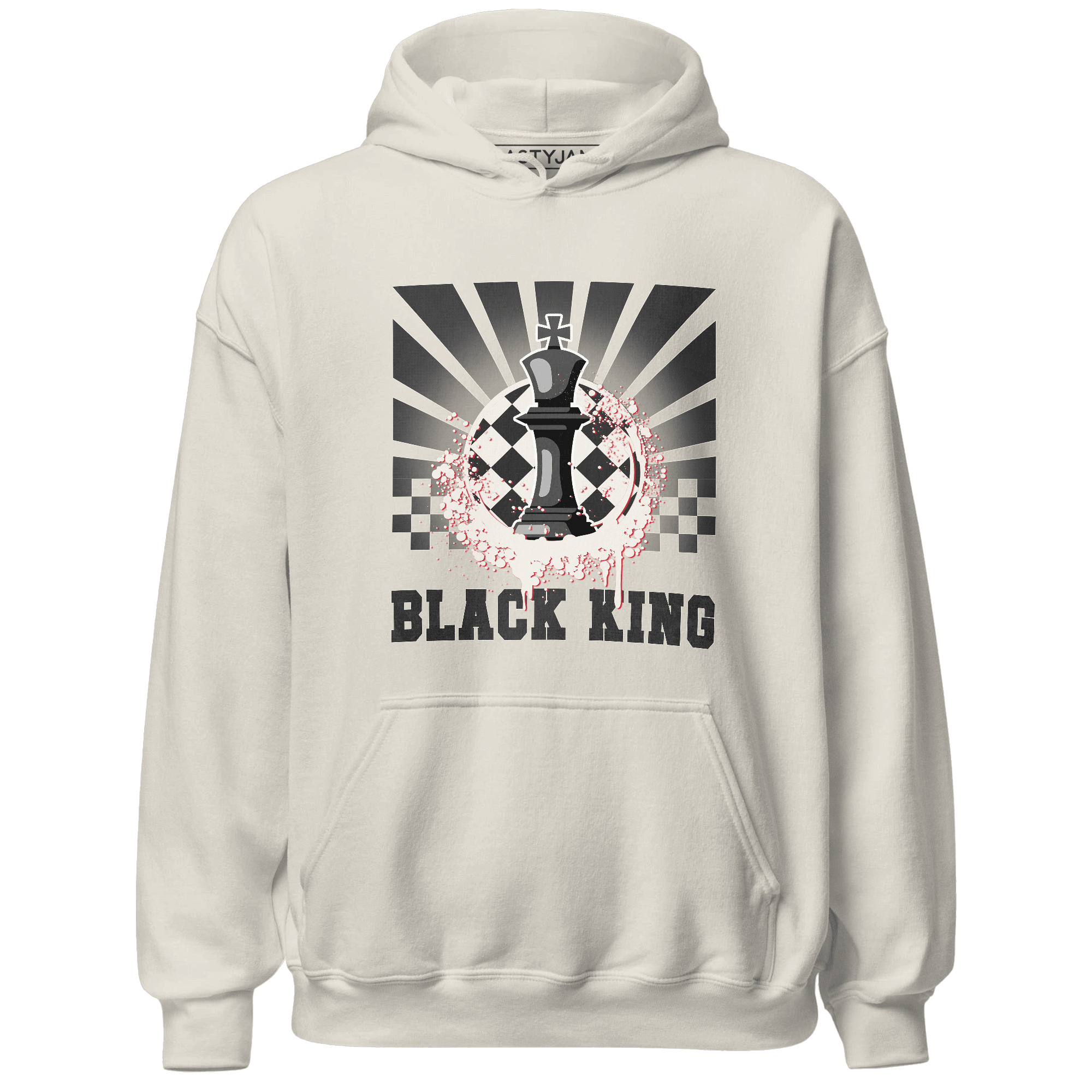 Jumman Jack University Red Hoodie Match Black King Collection - NastyJamz