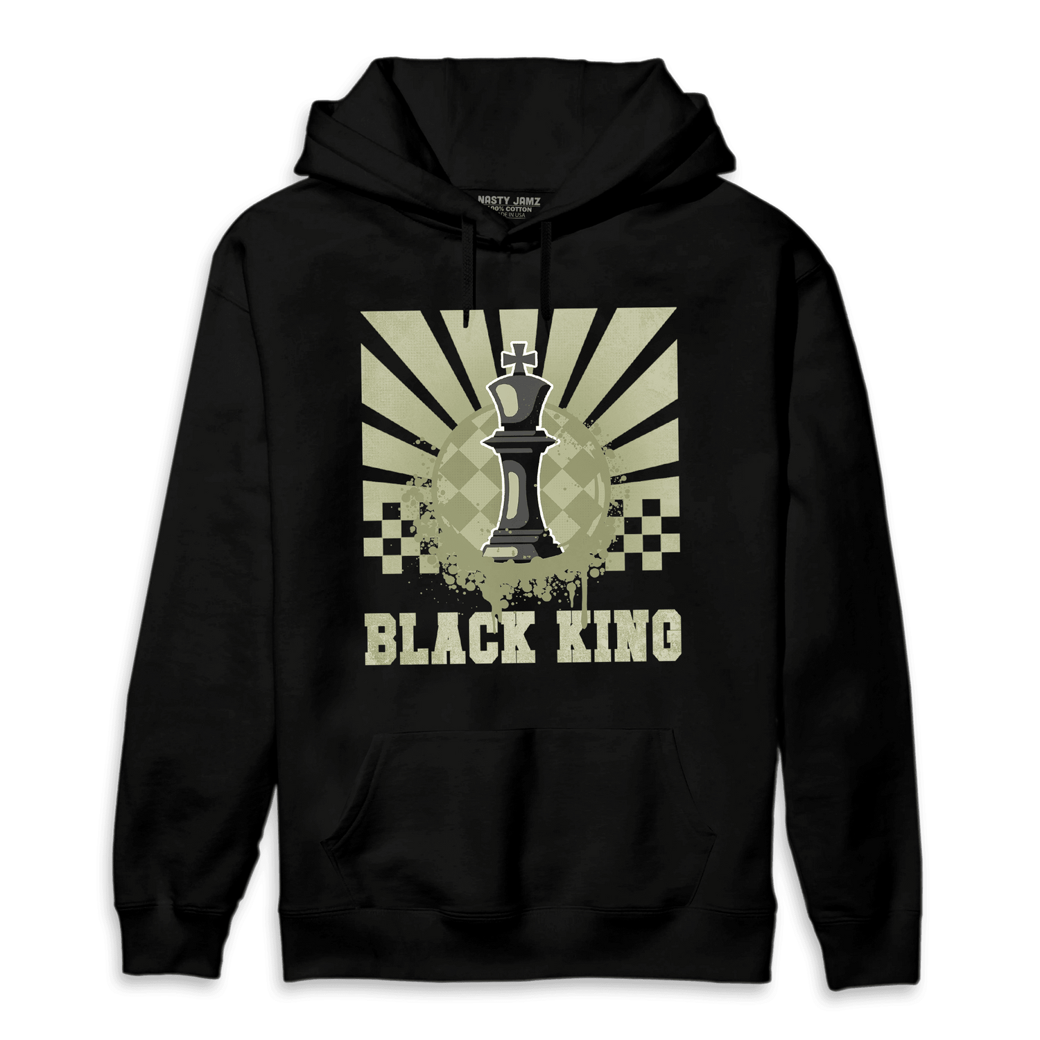 Yeezy Slide Resin Hoodie Match Black King Collection - NastyJamz