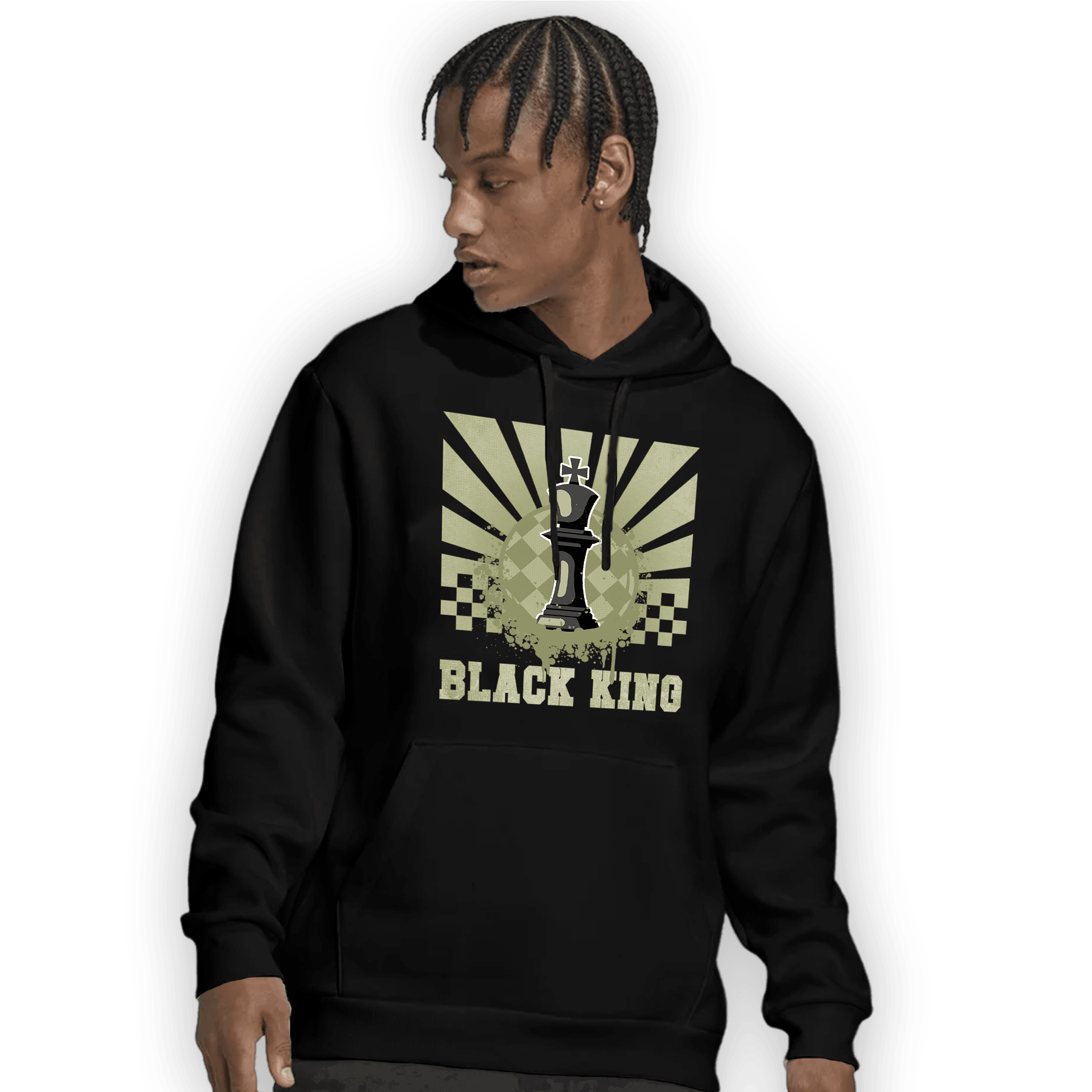 Yeezy Slide Resin Hoodie Match Black King Collection - NastyJamz