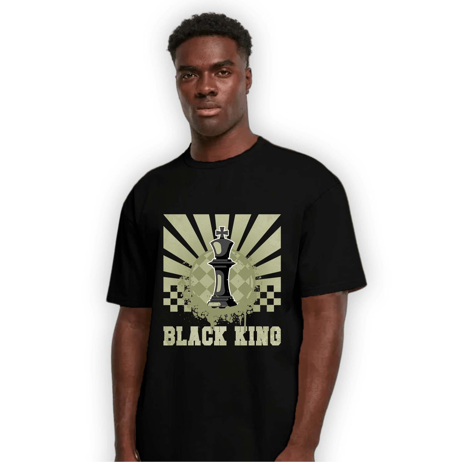 Yeezy Slide Resin T Shirt Match Black King Collection - NastyJamz