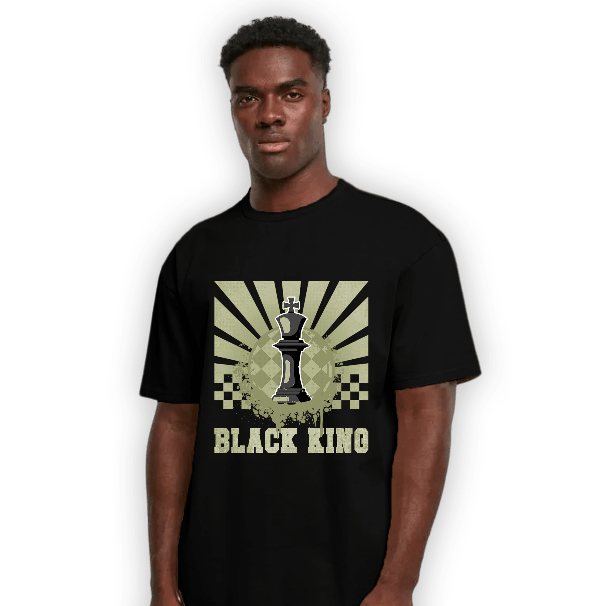 Yeezy Slide Resin T Shirt Match Black King Collection - NastyJamz