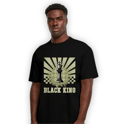 Yeezy Slide Resin T Shirt Match Black King Collection - NastyJamz