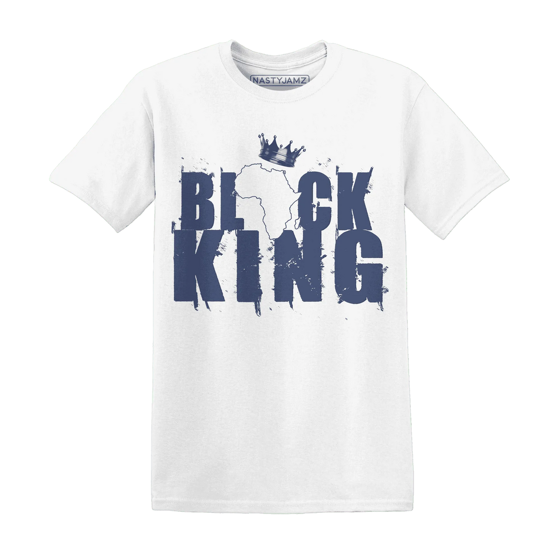 Low-Diffused-Blue-11s-T-Shirt-Match-Black-King-Crown