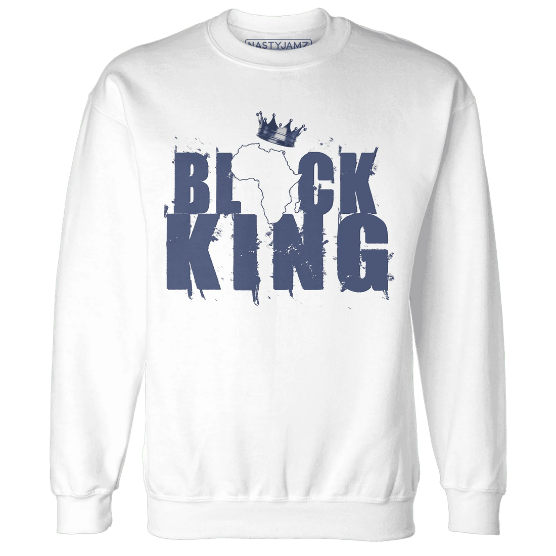 Low-Diffused-Blue-11s-Sweatshirt-Match-Black-King-Crown