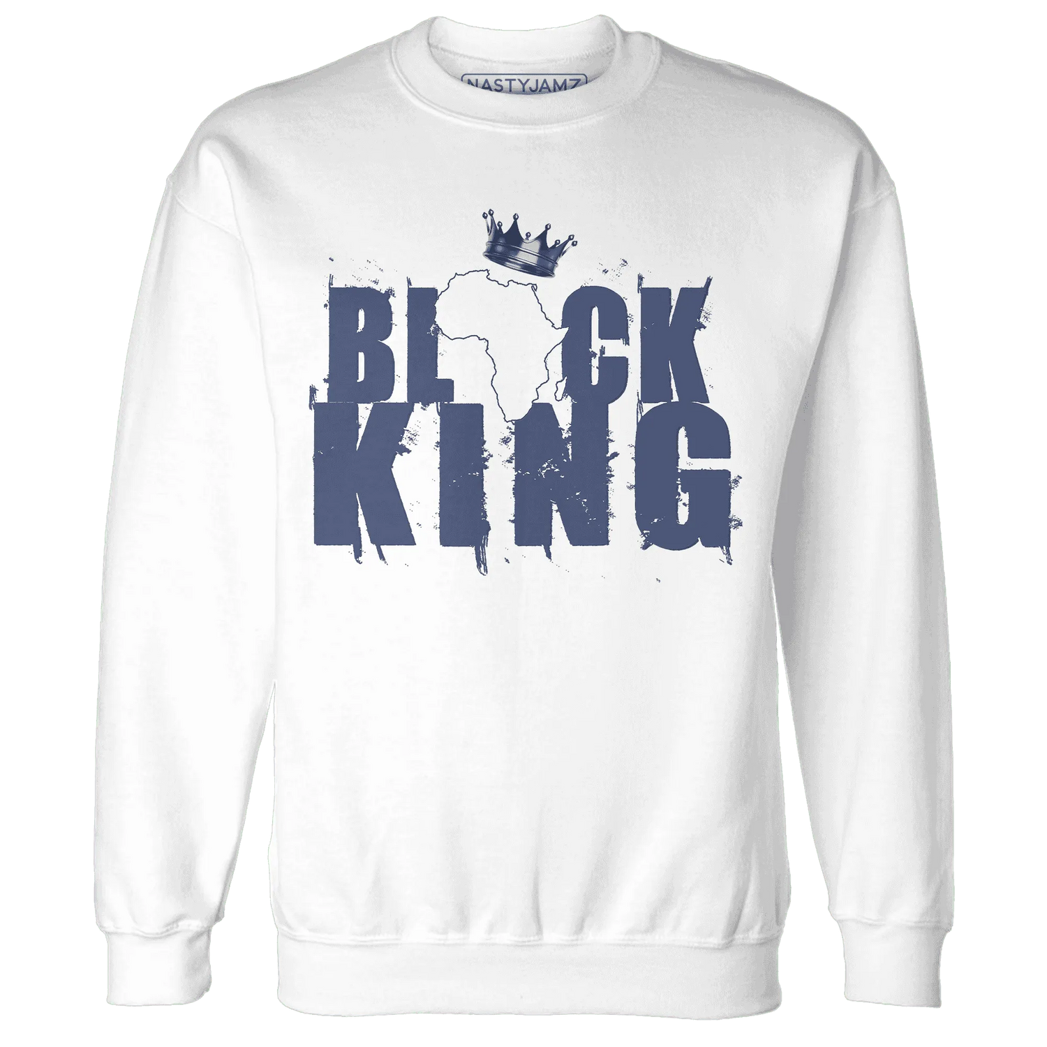 Low-Diffused-Blue-11s-Sweatshirt-Match-Black-King-Crown