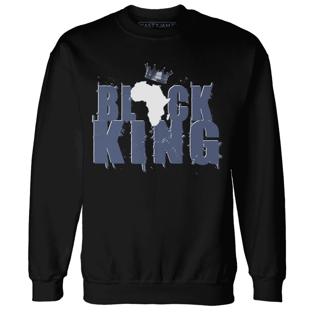 Low-Diffused-Blue-11s-Sweatshirt-Match-Black-King-Crown