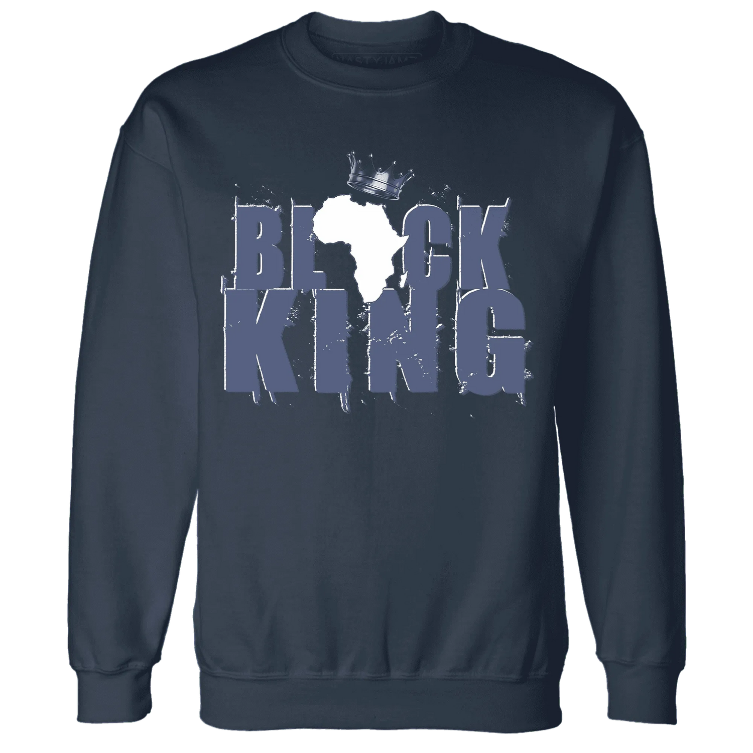 Low-Diffused-Blue-11s-Sweatshirt-Match-Black-King-Crown