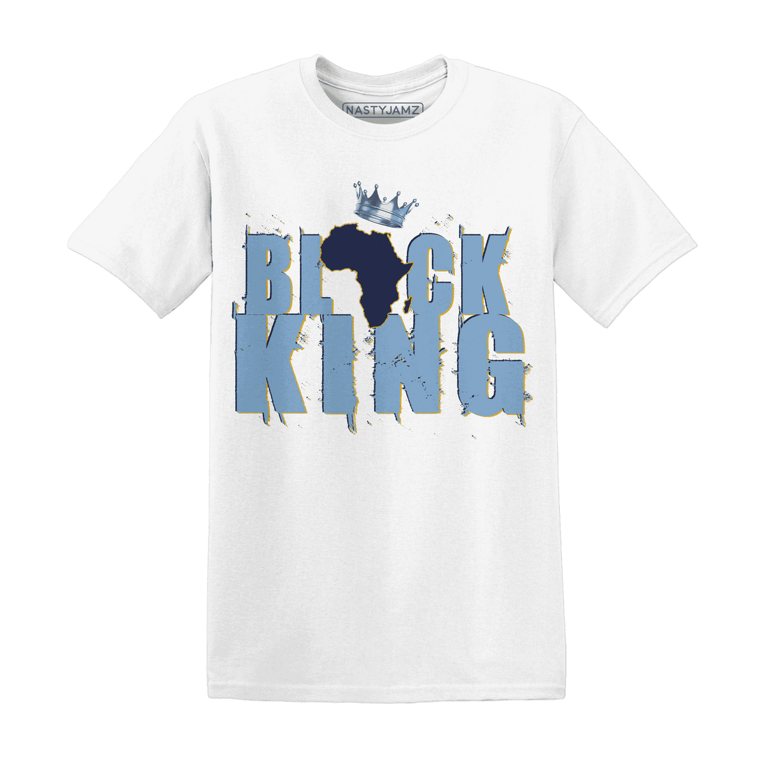 First In Flight 1s T Shirt Match Black King Crown - NastyJamz