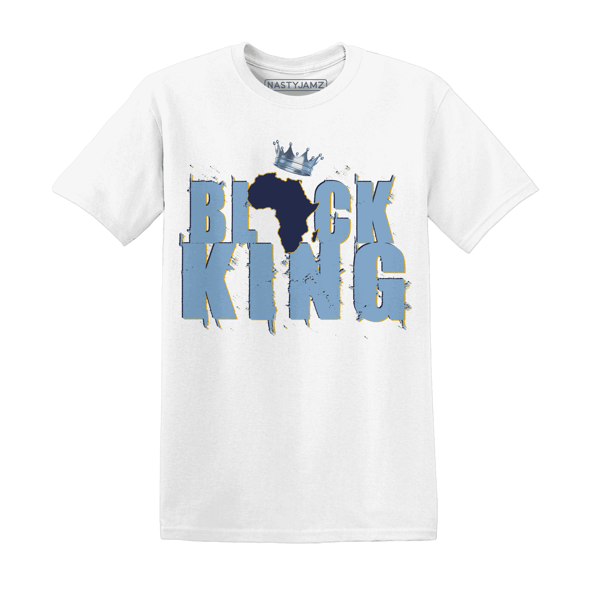 First In Flight 1s T Shirt Match Black King Crown - NastyJamz