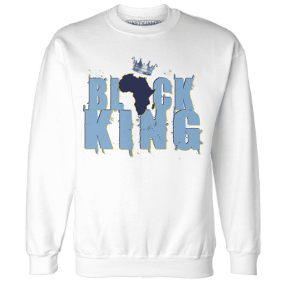 First In Flight 1s Sweatshirt Match Black King Crown - NastyJamz