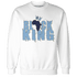 First In Flight 1s Sweatshirt Match Black King Crown - NastyJamz