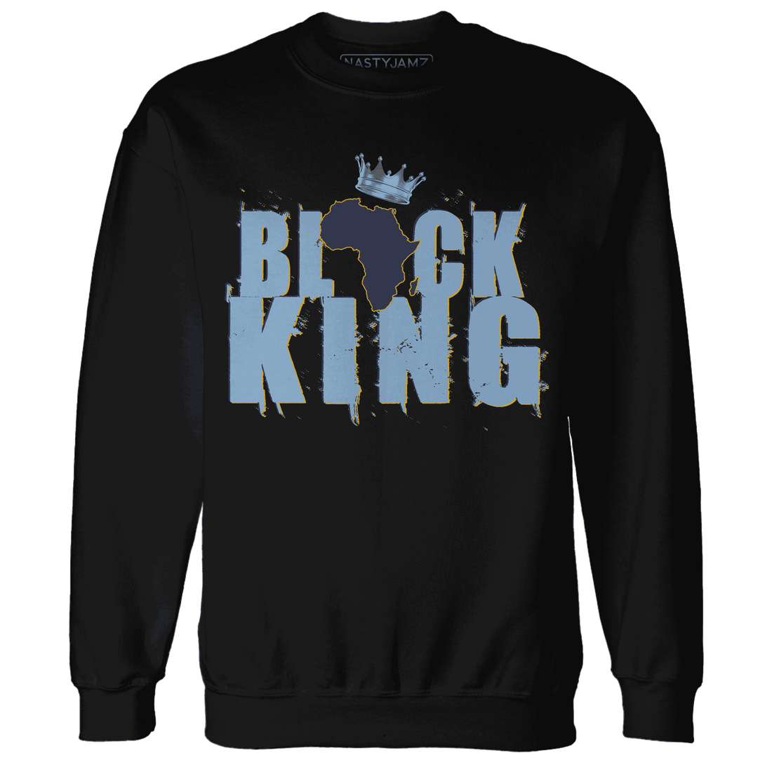 First In Flight 1s Sweatshirt Match Black King Crown - NastyJamz