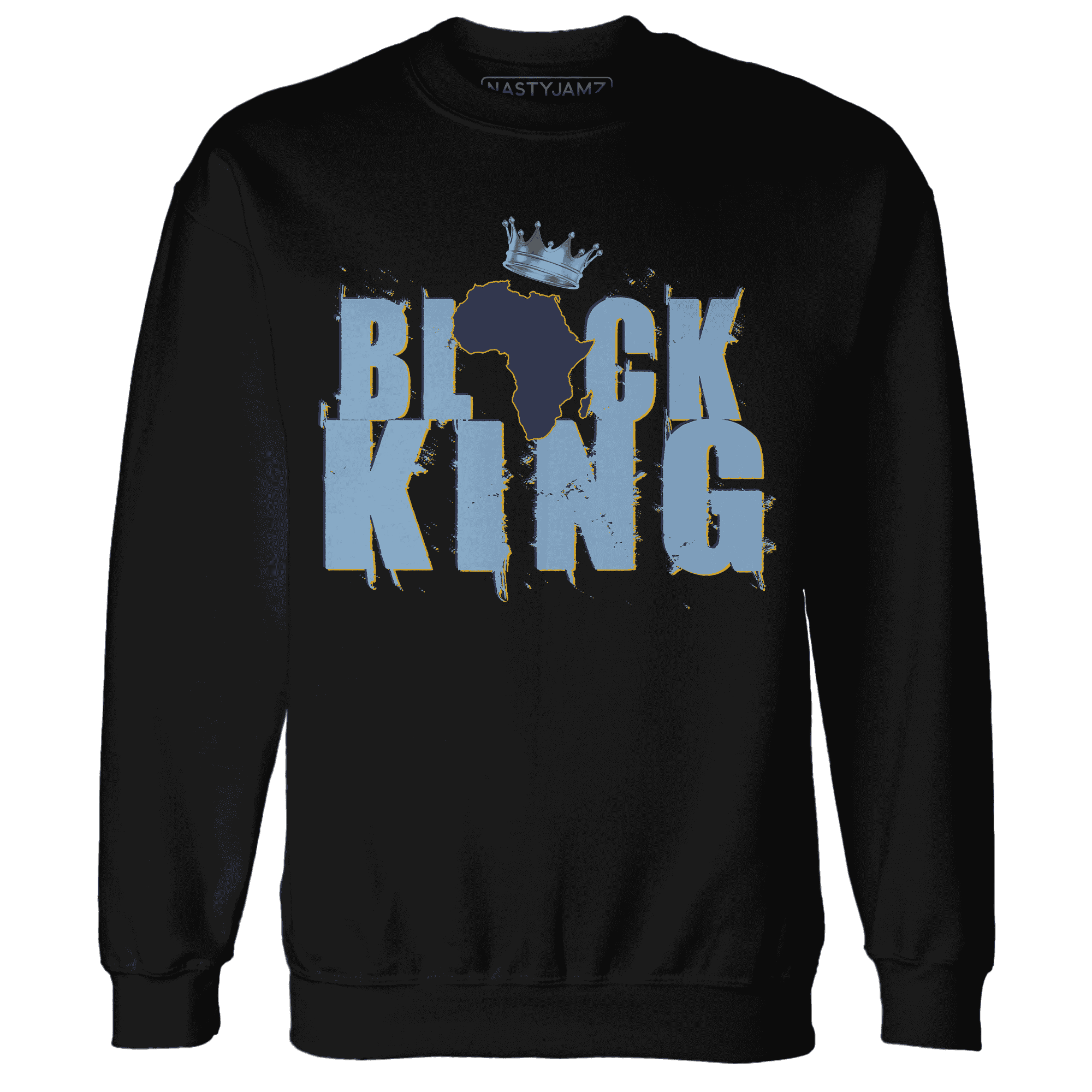 First In Flight 1s Sweatshirt Match Black King Crown - NastyJamz