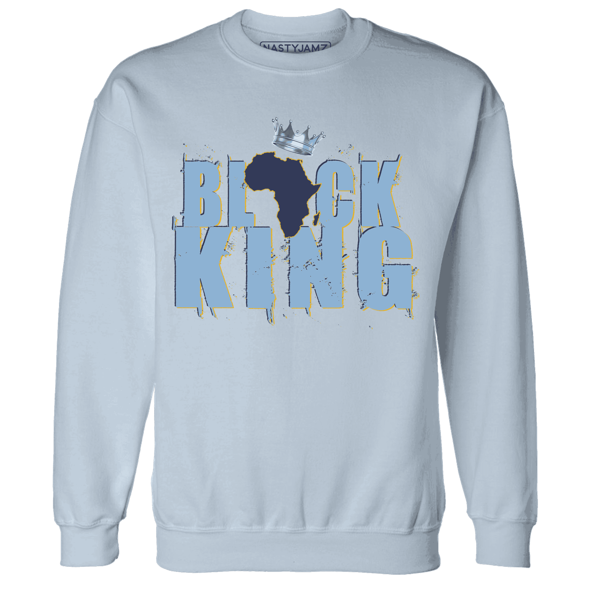First In Flight 1s Sweatshirt Match Black King Crown - NastyJamz