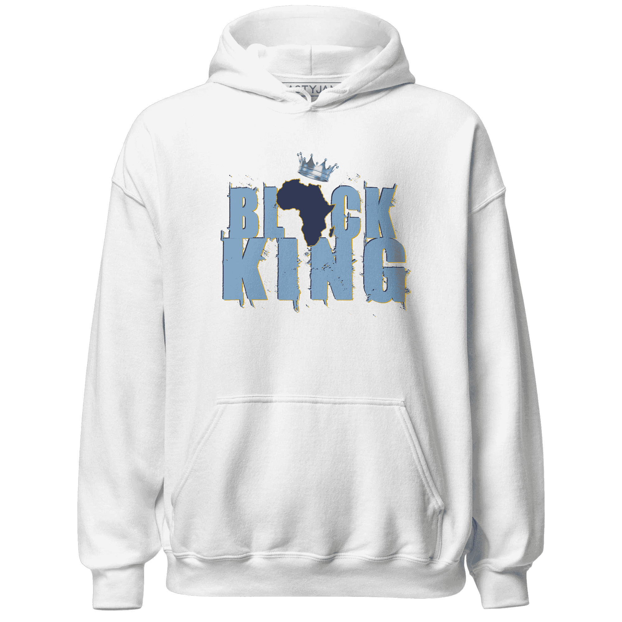 First In Flight 1s Hoodie Match Black King Crown - NastyJamz